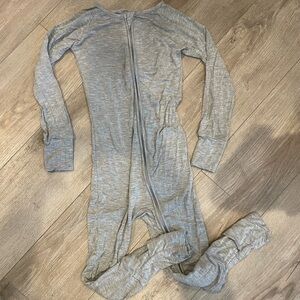 Little Sleepies Solid Grey Zippy 3T